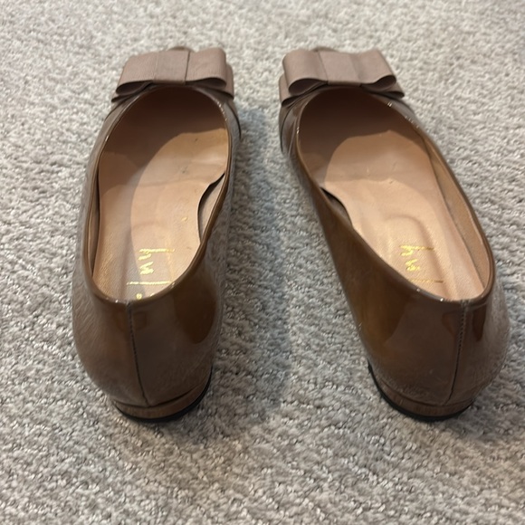 French Sole patent leather ballet flats